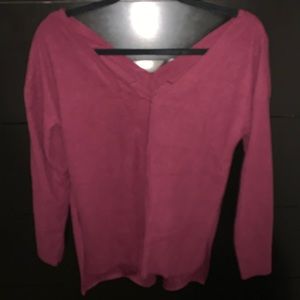 Off the shoulder sweater